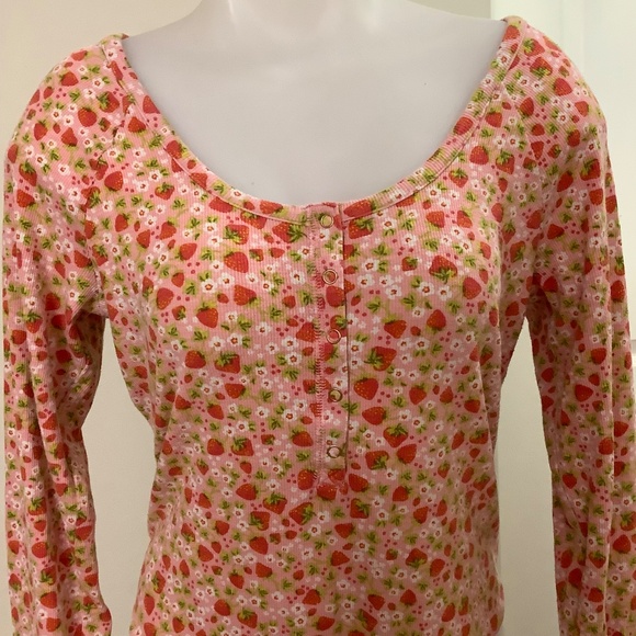 aerie Ribknit Henley bodysuit top XL - Picture 3 of 14